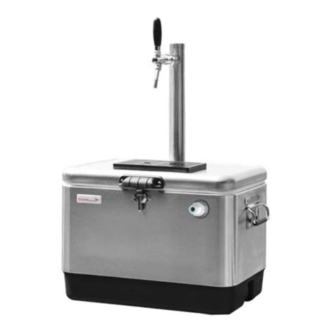 Stainless Steel Jockey Box with 3 Tap Beer Tower 